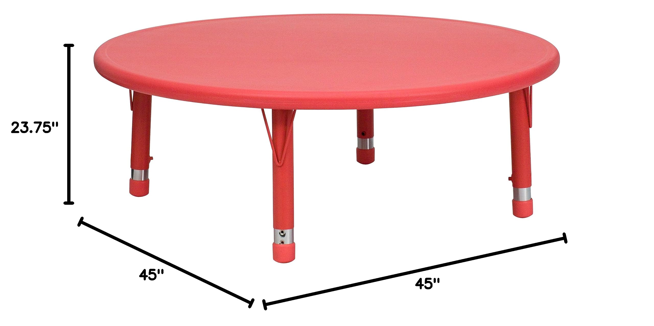 Flash Furniture Red Preschool Activity Table - 45
