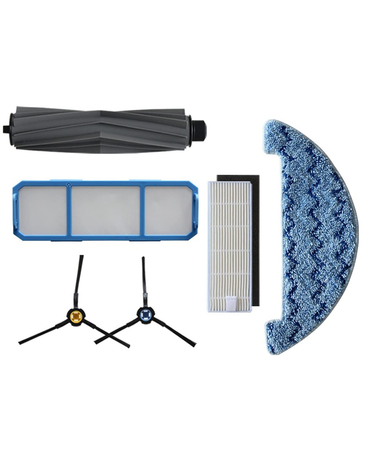 ILIFE A7 & A9s Vacuum Cleaner Accessories Kit - Dust Brush, Multi-Surface Filters & Replacement Parts for Powerful Cleaning | Perfect for Hard Floors, Carpets & Pet Hair Removal