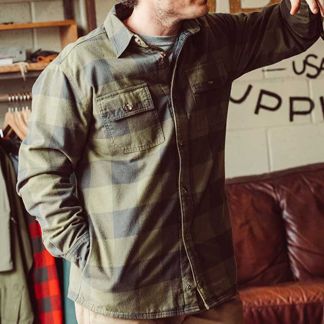 Anderson Shirt Jacket for Men - Lightweight Water-Resistant Outdoor Shirt Jacket with Pockets - Perfect for Hiking, Camping & Casual Wear