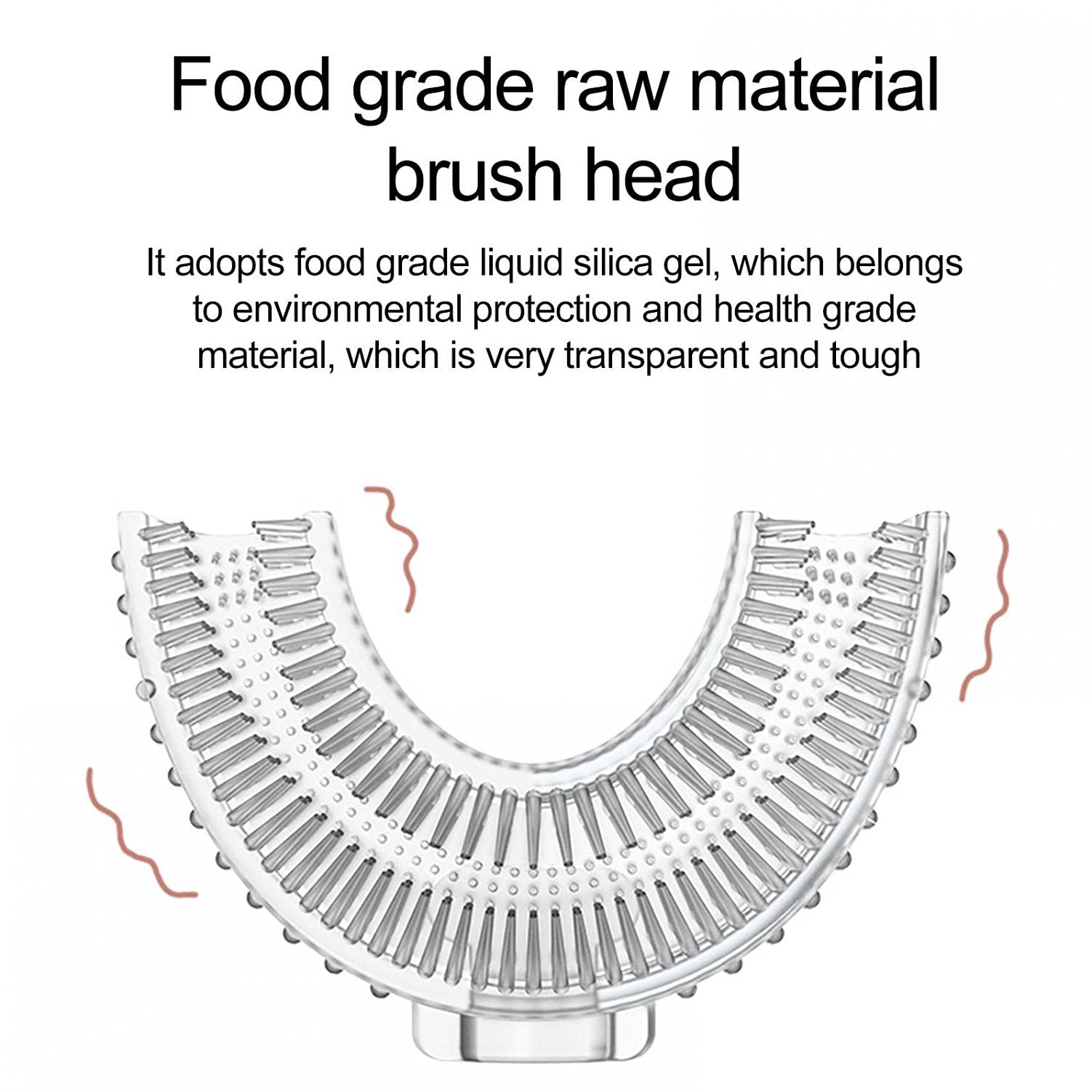 U-Shaped Kids Toothbrush with Soft Silicone Brush Heads - Gentle Teeth Whitening & Massage Tool for Children Ages 2-12 | Perfect for Morning & Nighttime Oral Care Routine