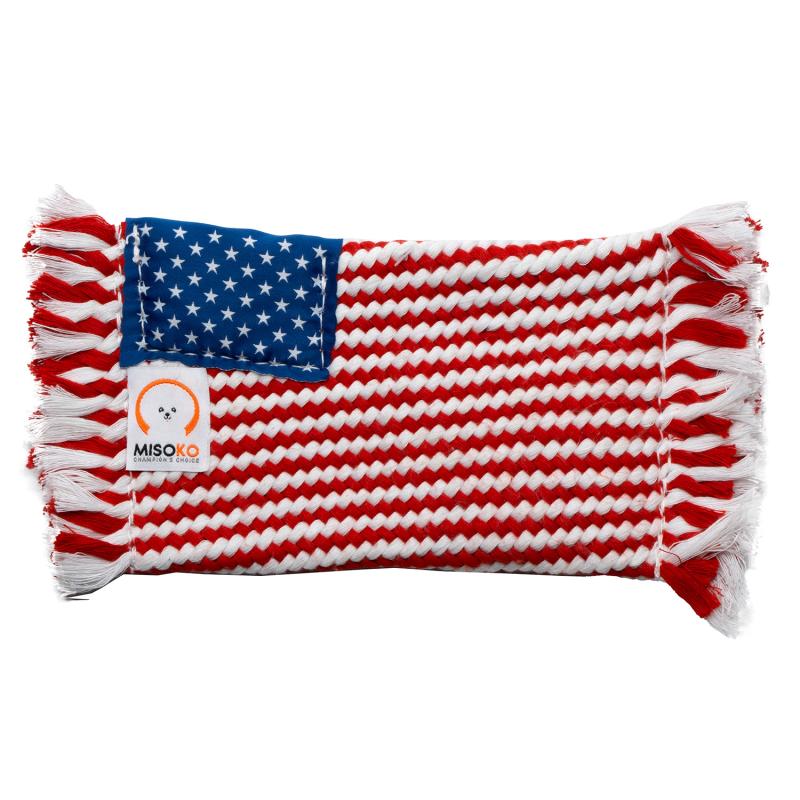 Misoko Interactive Pet Toy with Flag - Fun Chew Toy for Dogs & Cats - Durable Playtime Companion for Indoor & Outdoor Use