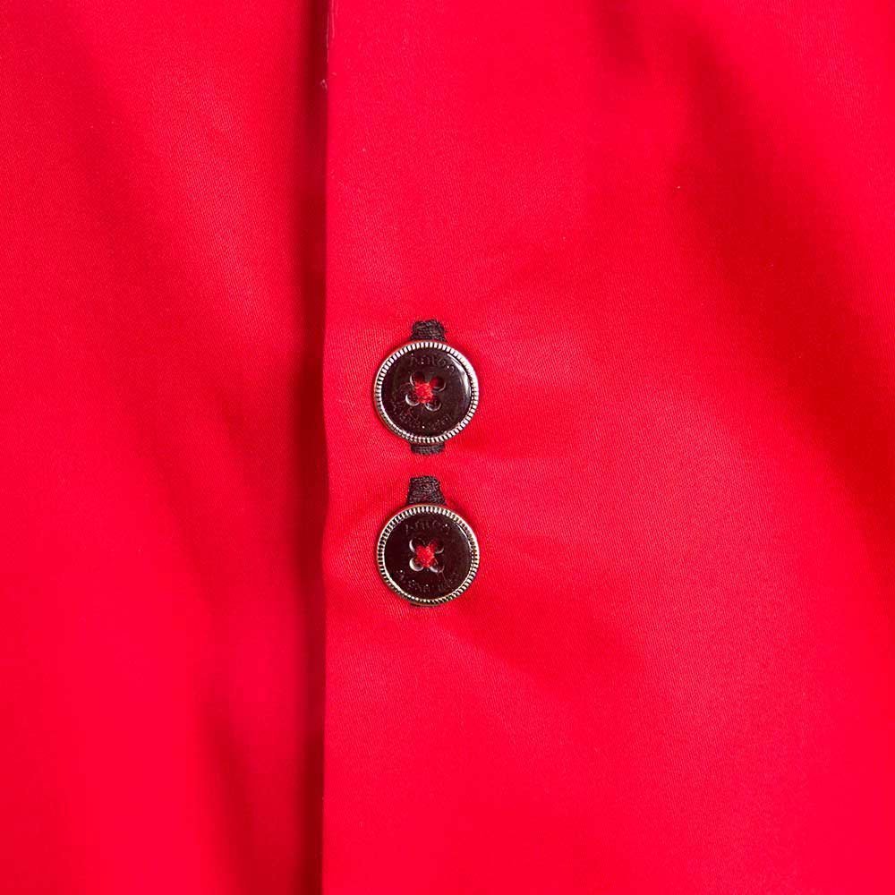 Premium Bright Red & Black French Cuff Dress Shirts for Men - 100% Cotton Formal Business Attire - Made in USA - Perfect for Weddings, Office Meetings & Special Occasions