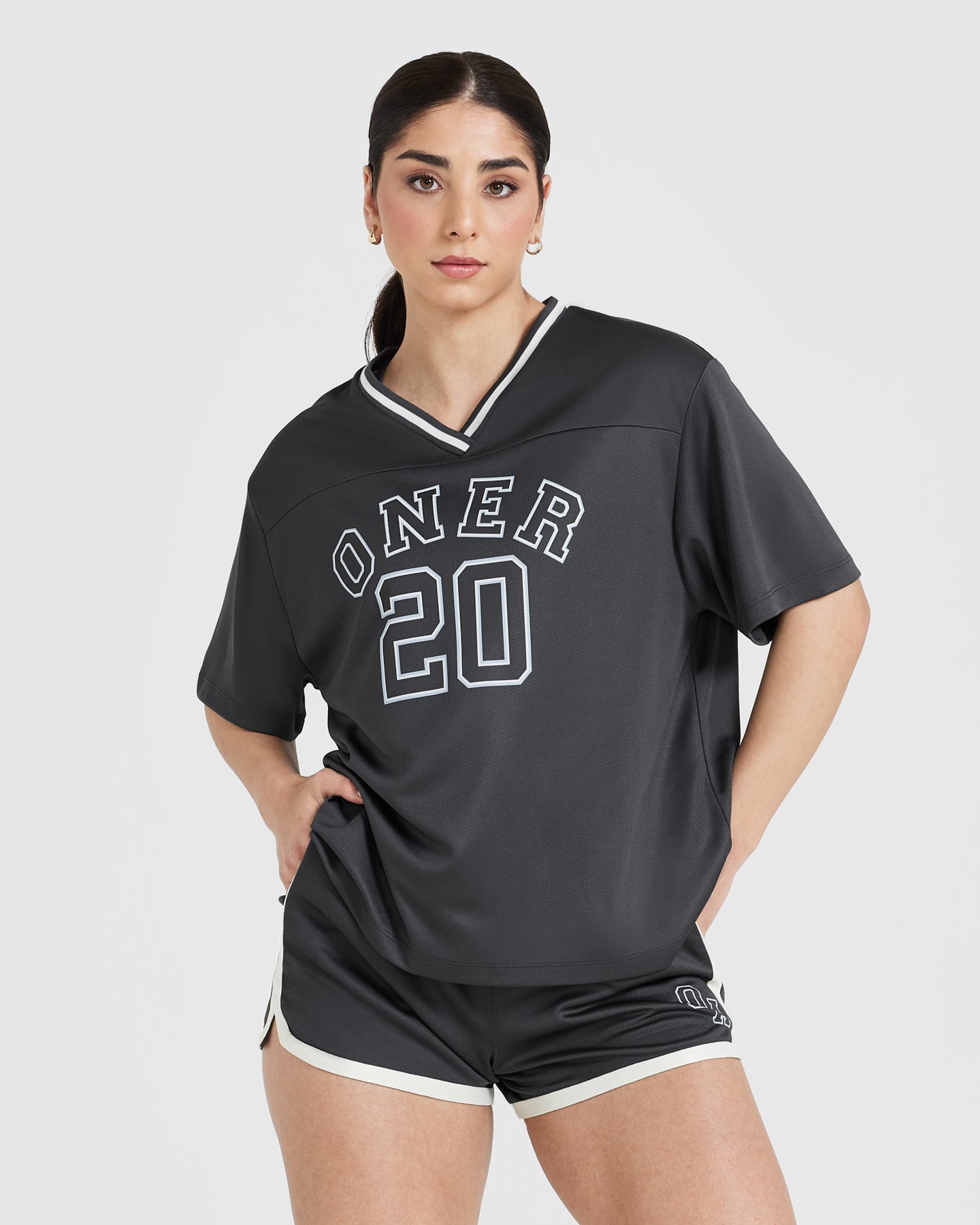 Varsity V-Neck Short Sleeve T-Shirt for Men - Comfortable Cotton Crew Neck Tee - Casual Wear for Everyday, Gym & Sports Activities