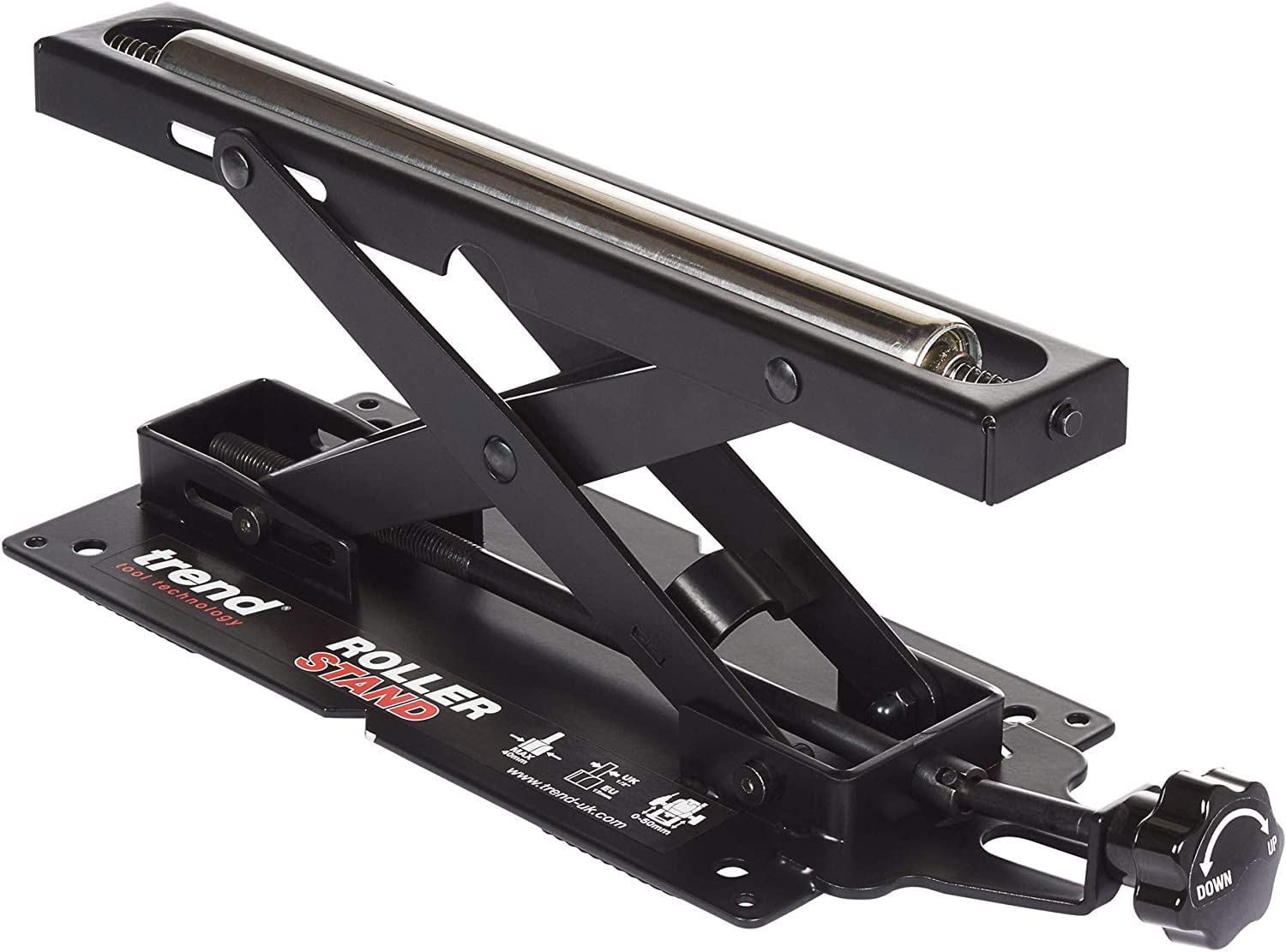 Adjustable Miter Saw Roller Stand - Heavy Duty 140 lbs Capacity with 2-6.3 Inch Height Adjustment | Perfect for Woodworking, DIY Projects & Professional Construction Work