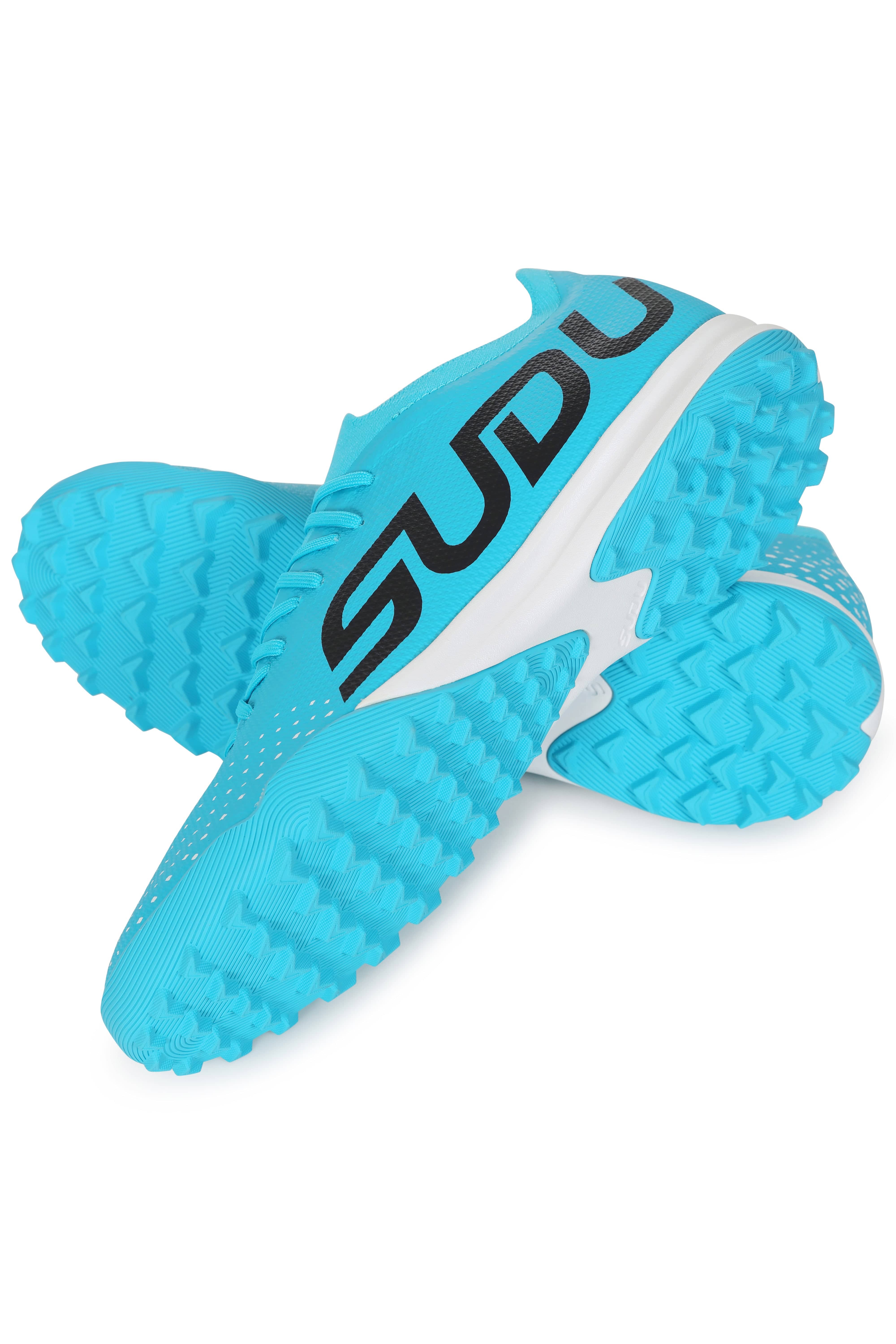 SFS TT 01 Turf Football Cleats - Lightweight Soccer Shoes for Men & Women, Non-Slip Sole, Comfortable Fit - Perfect for Artificial Grass, Training, and Casual Play (Blue)