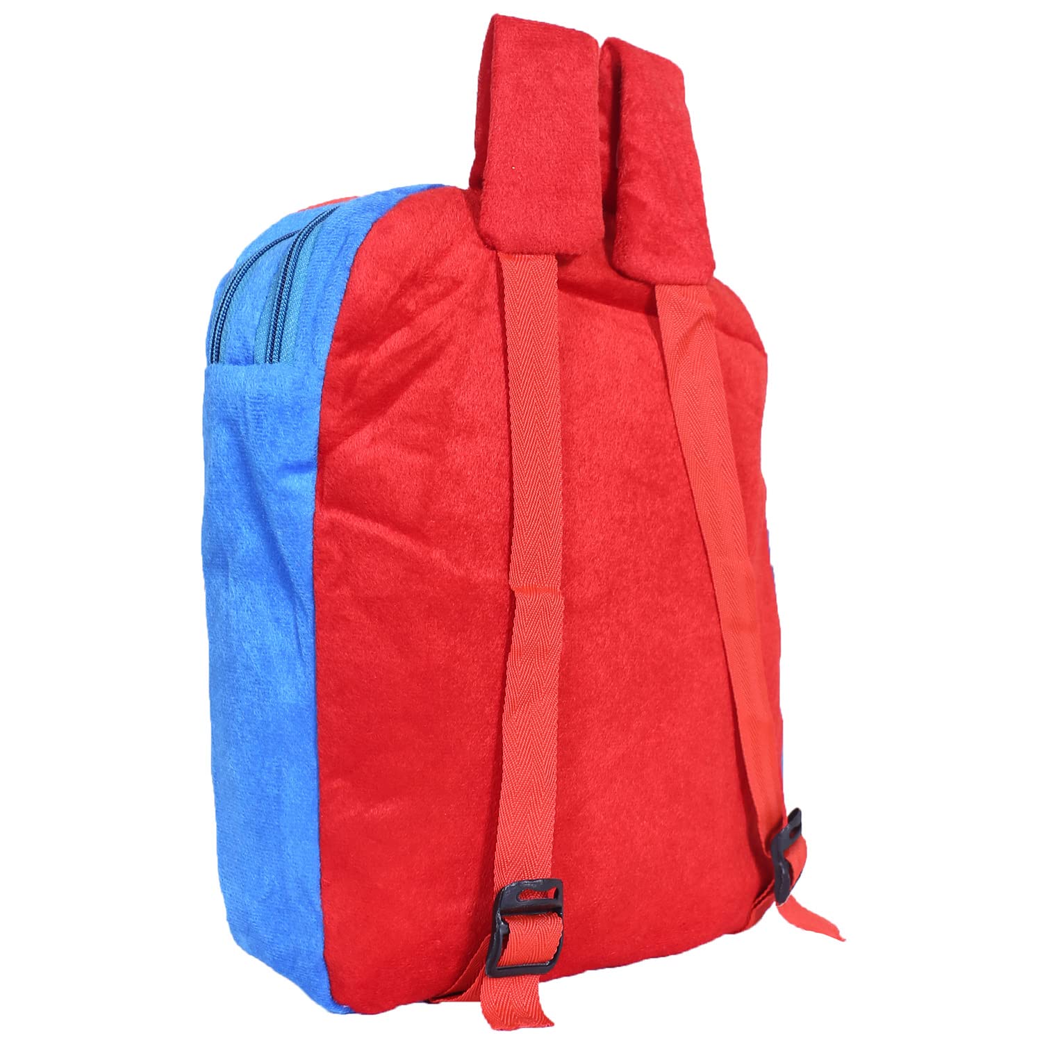 Marvel The Amazing Spider-Man Velvet Kids School Backpack - 2 Compartments Bookbag for Boys & Girls | Durable Student Backpack for School, Travel & Daily Use | Red Superhero Backpack