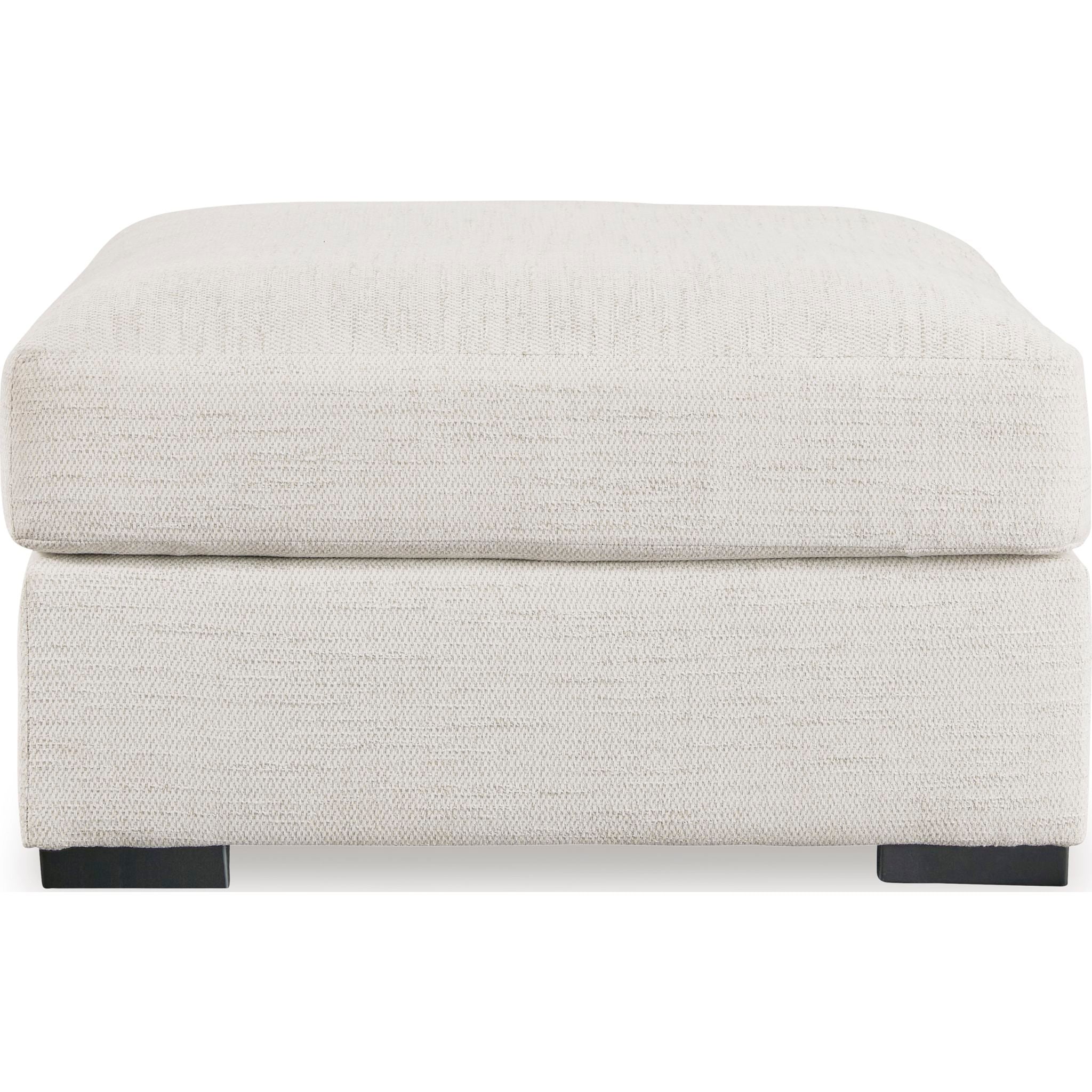 Luxury Oversized Accent Ottoman with Stone Finish - Perfect for Living Room, Bedroom & Home Decor