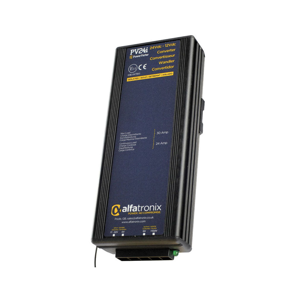 Alfatronix 24A 12V to 24V Isolated DC-DC Voltage Converter - Power Supply for RVs, Boats, Solar Systems & Off-Grid Applications