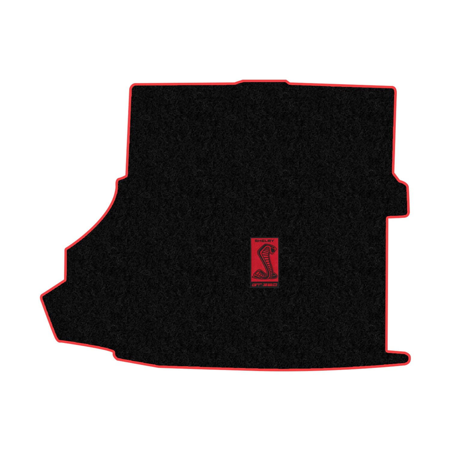 Premium Custom-Fit Carpeted Floor Mats & Trunk Liner for 2015-2018 Shelby Mustang - Black Luxury Car Floor Mats with Factory Subwoofer Cutout | All-Weather Protection & Enhanced Interior Style