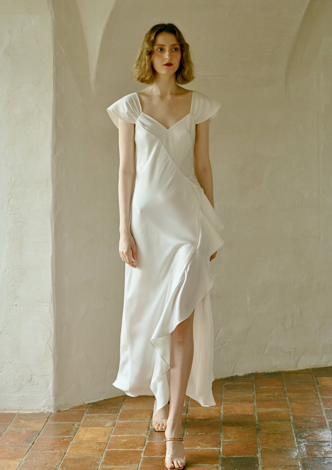 Custom Wedding Gown by Hecate - Elegant Bridal Dress for Ceremony & Reception | Perfect for Church Weddings, Beach Weddings & Formal Events