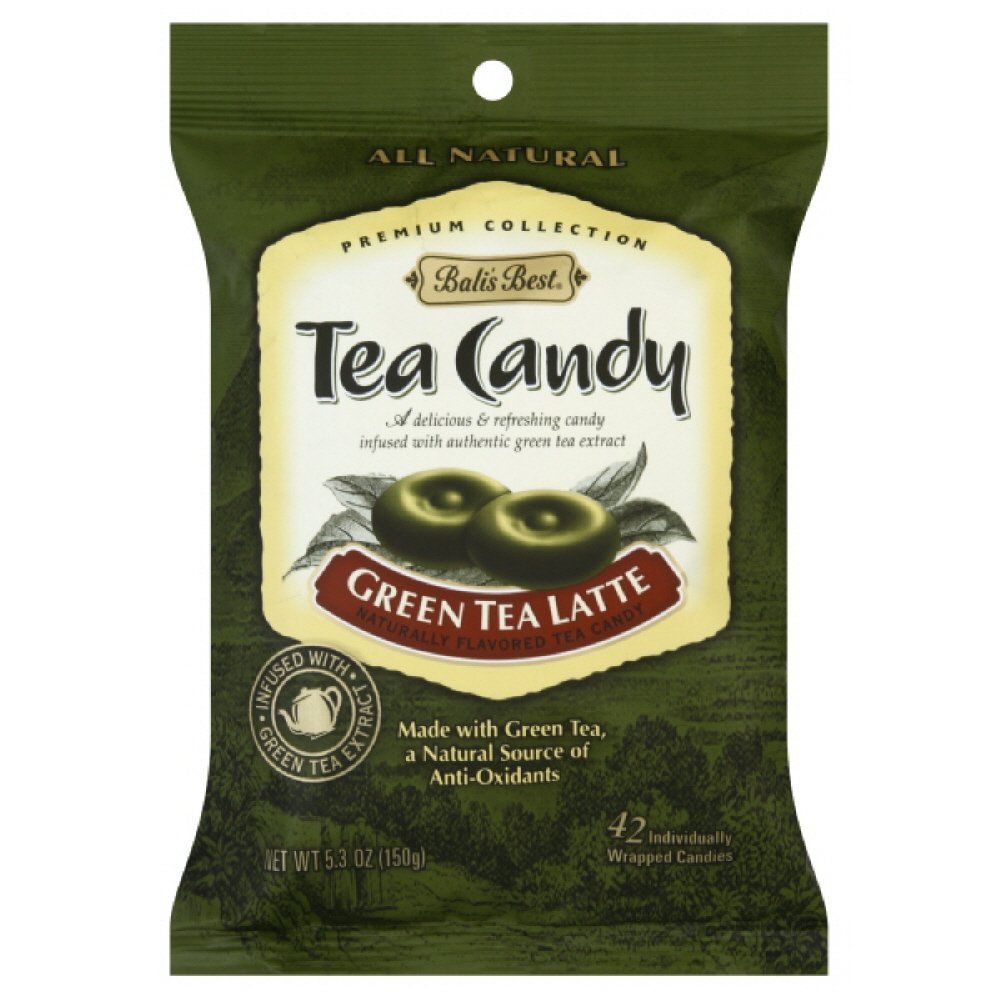 BALIS BEST Green Tea Latte Candy - 5.3 OZ Pack of Delicious Matcha Flavored Treats | Perfect for Office Snacks, Gift Giving & Tea Time Desserts