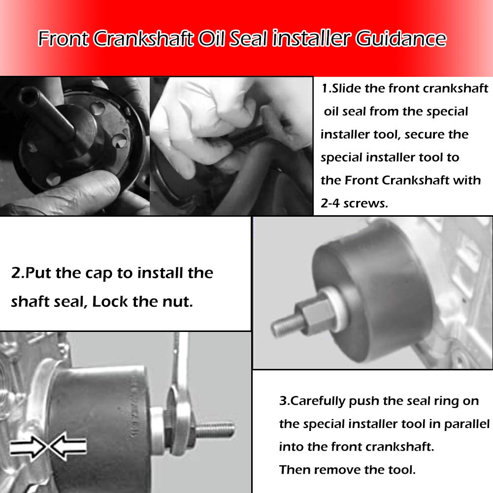 BMW N20 N26 Engine Flywheel Holder Tool, Oil Seal Repair Kit & Crankshaft Seal Remover - Complete Engine Maintenance Set for DIY Mechanics & Professional Technicians - Perfect for BMW 328i, 528i, X3, X5 Repairs