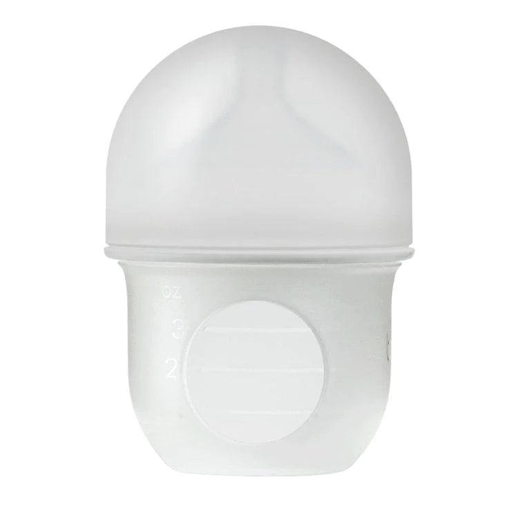 Boon NURSH Silicone Pouch Bottle - 4oz or 9oz Baby Feeding Bottle | Leak-Proof, BPA-Free | Perfect for Travel, Daycare & On-the-Go Feeding