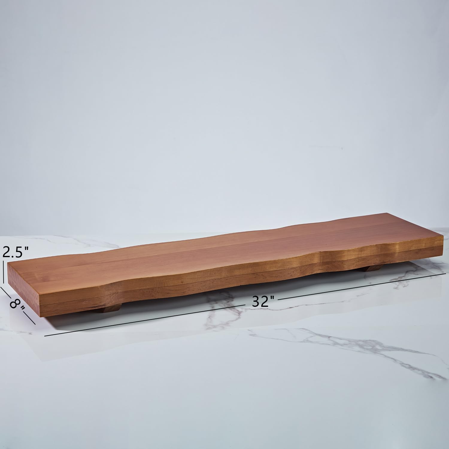 Premium Teak Wood Bath Caddy with Adjustable Track & Rustic Live Edges - Dark Wood Bathtub Tray for Bath Accessories | Perfect for Relaxing Baths, Spa Days & Luxury Bathroom Decor