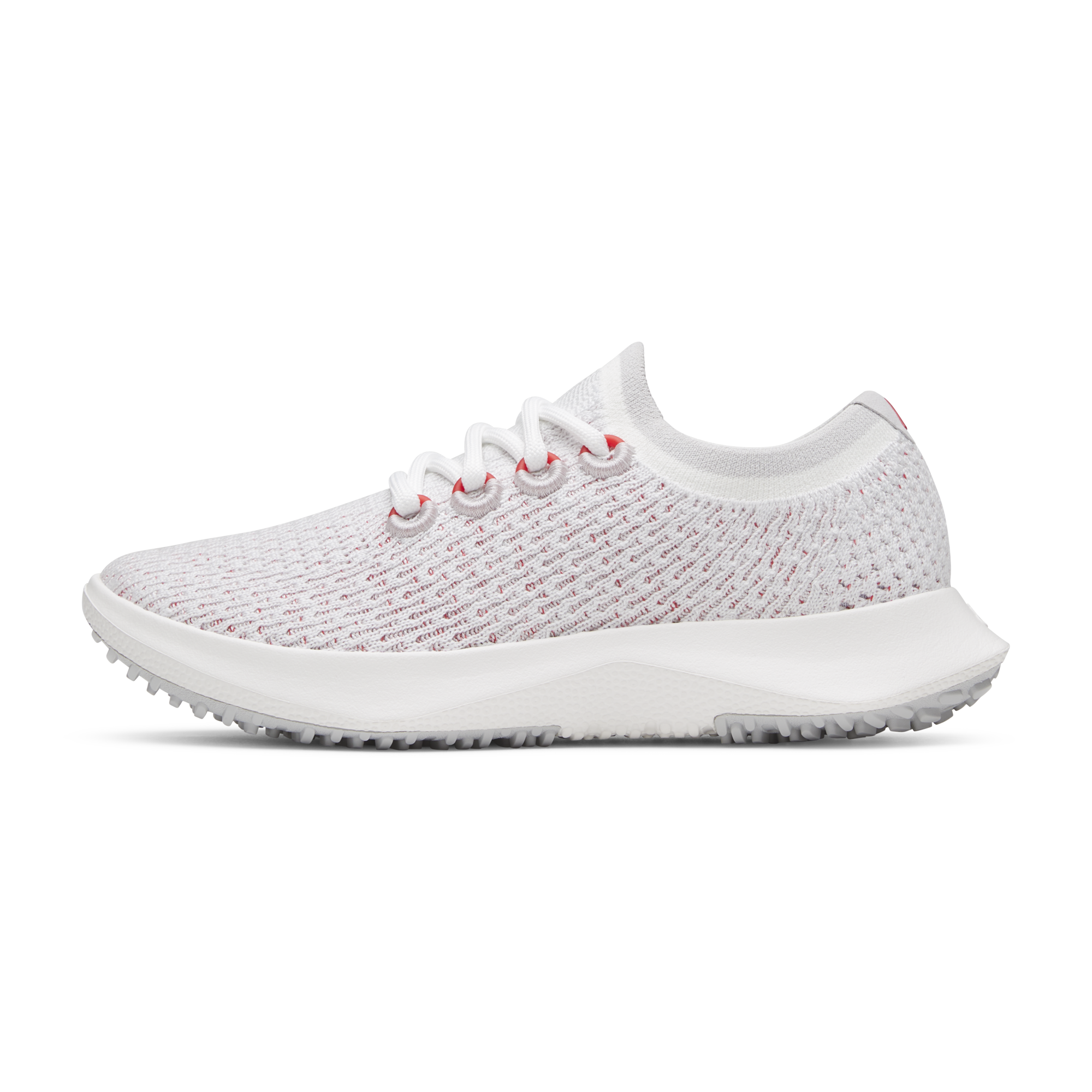 Women's Running Shoes - Tree Dasher 2 Sneakers in Blizzard/Bold Red with Blizzard Sole | Lightweight Comfort for Jogging, Gym Workouts & Daily Walking