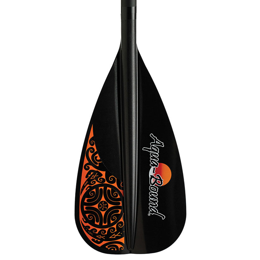 Aqua Bound Challenge 85 2-Piece Adjustable Carbon Fiber SUP Paddle - Lightweight & Durable for Kayaking, Surfing & Stand Up Paddle Boarding