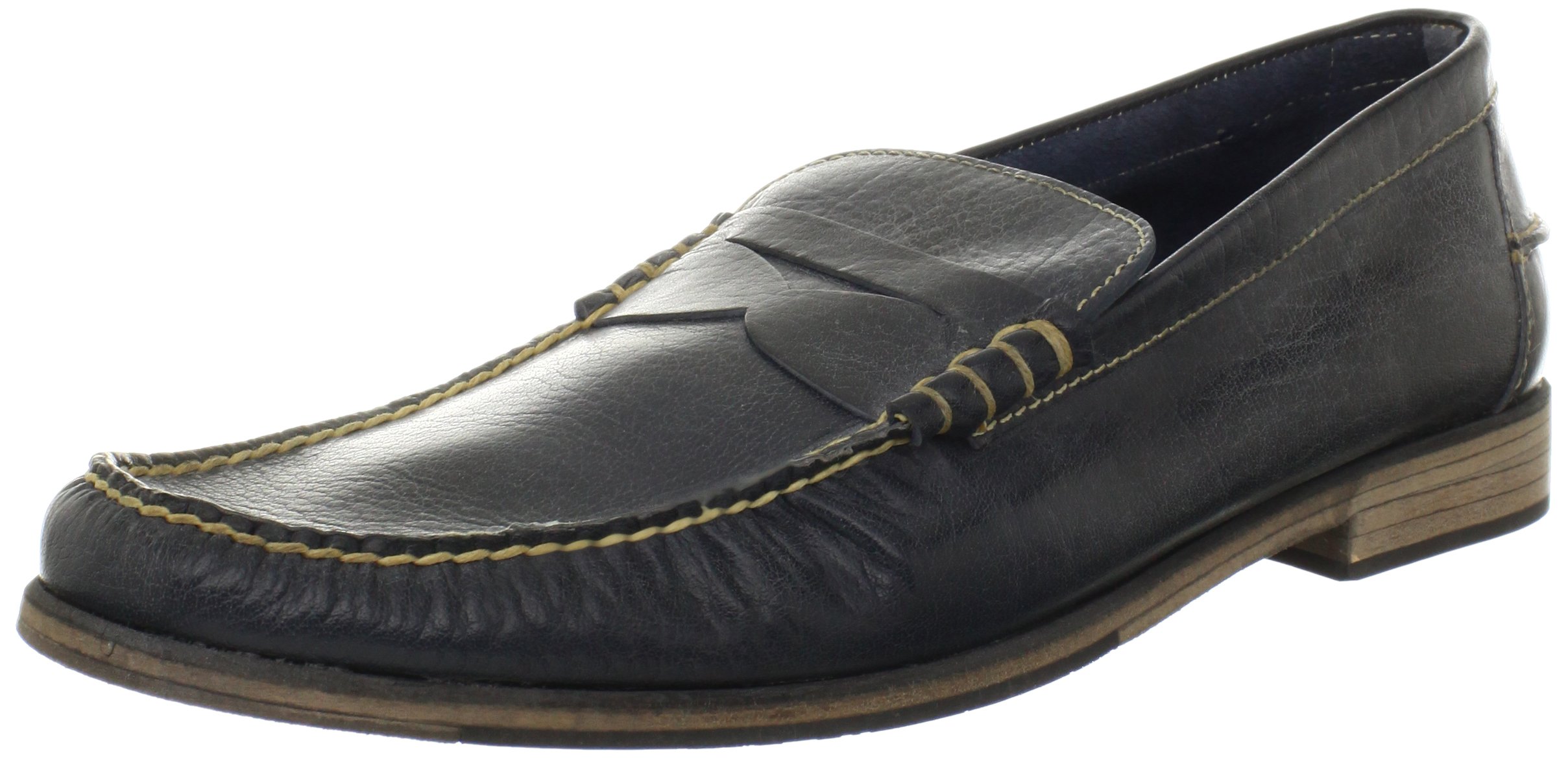 J. Artola Men's Lennon Loafers - Comfortable Slip-On Dress Shoes for Business & Casual Wear | Premium Leather & Cushioned Insole | Office, Travel & Everyday Use