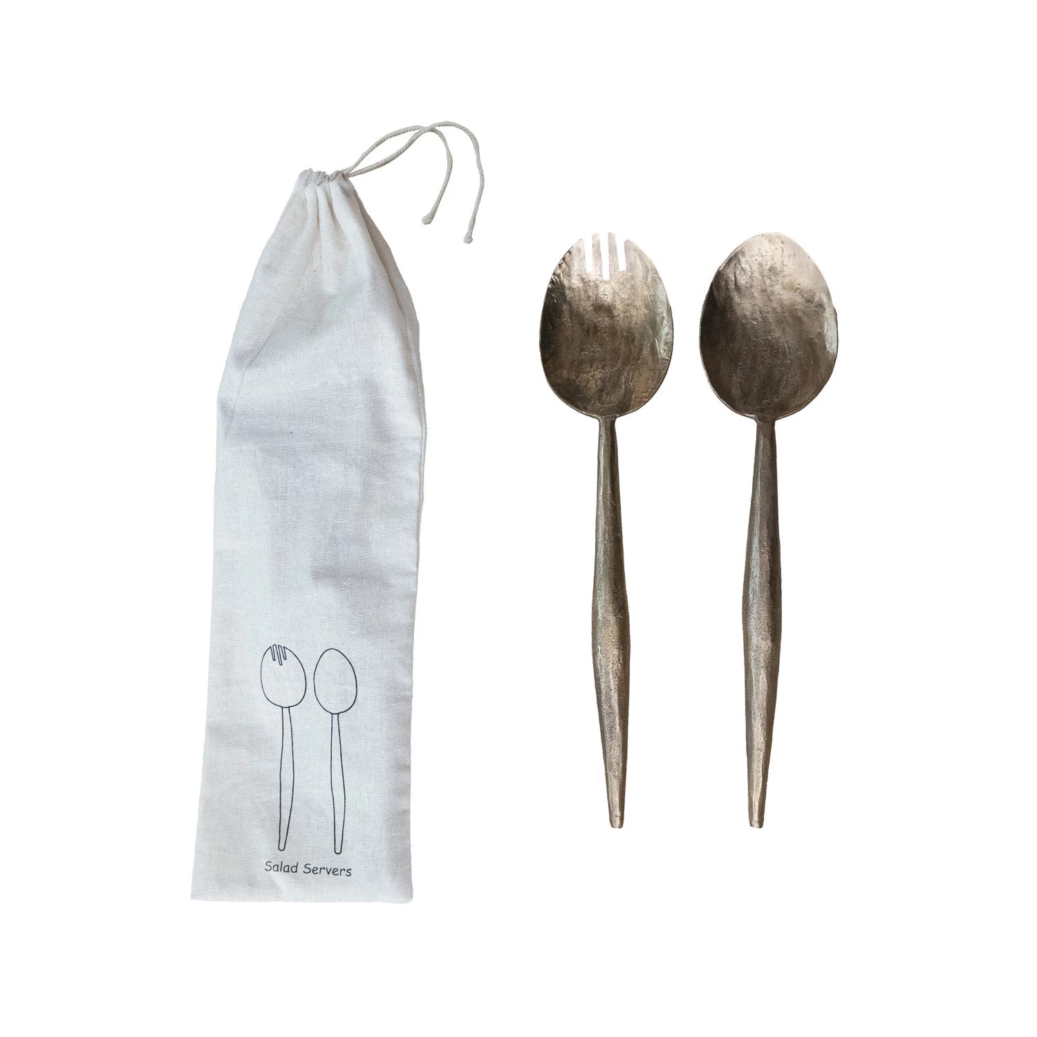 Premium Stainless Steel Salad Servers Set - Elegant Serving Utensils for Fresh Greens, Pasta & Fruit - Perfect for Dinner Parties, BBQs & Holiday Gatherings
