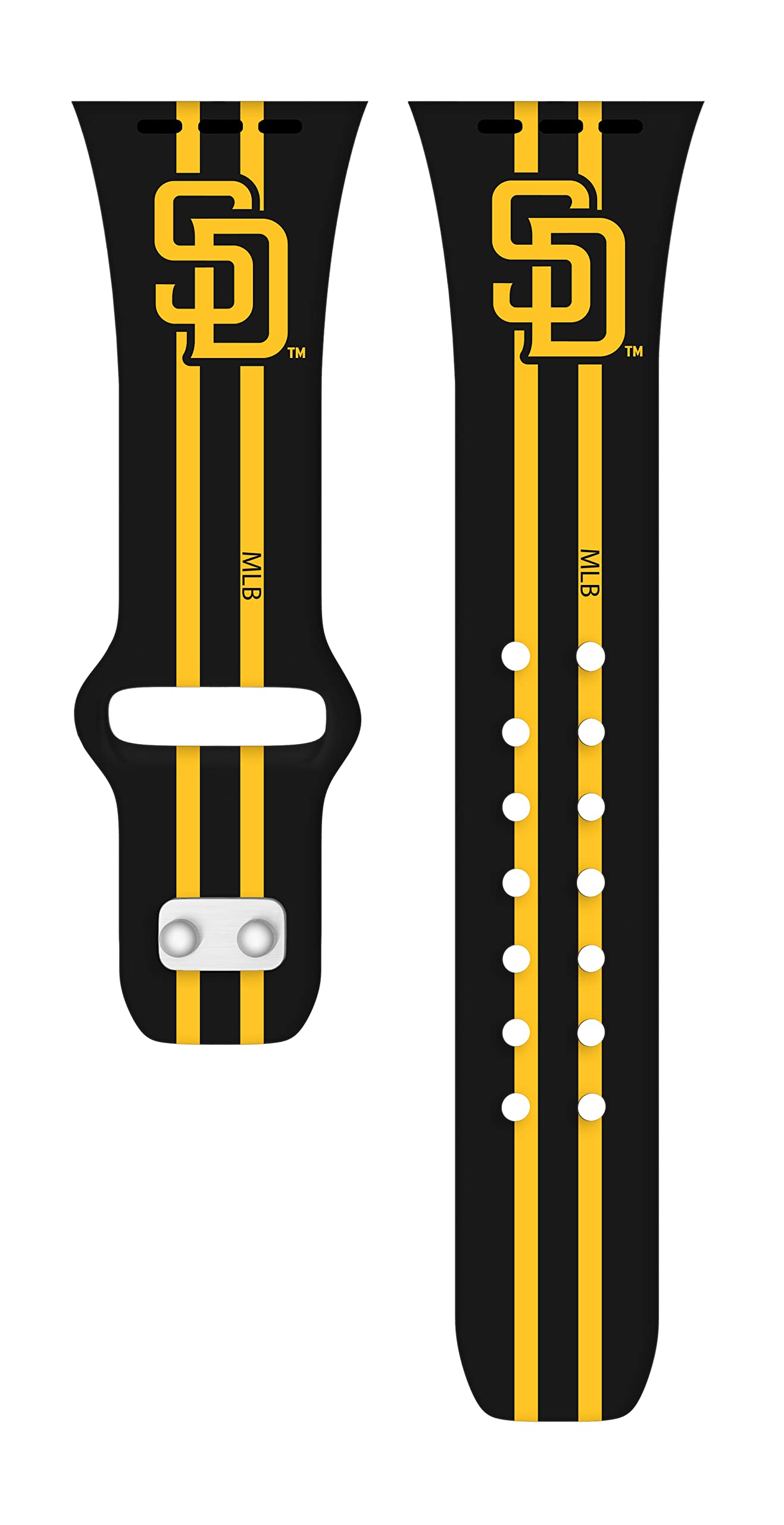San Diego Padres HD Game Time Watch Band for Apple Watch - Perfect for Baseball Fans & Sports Enthusiasts