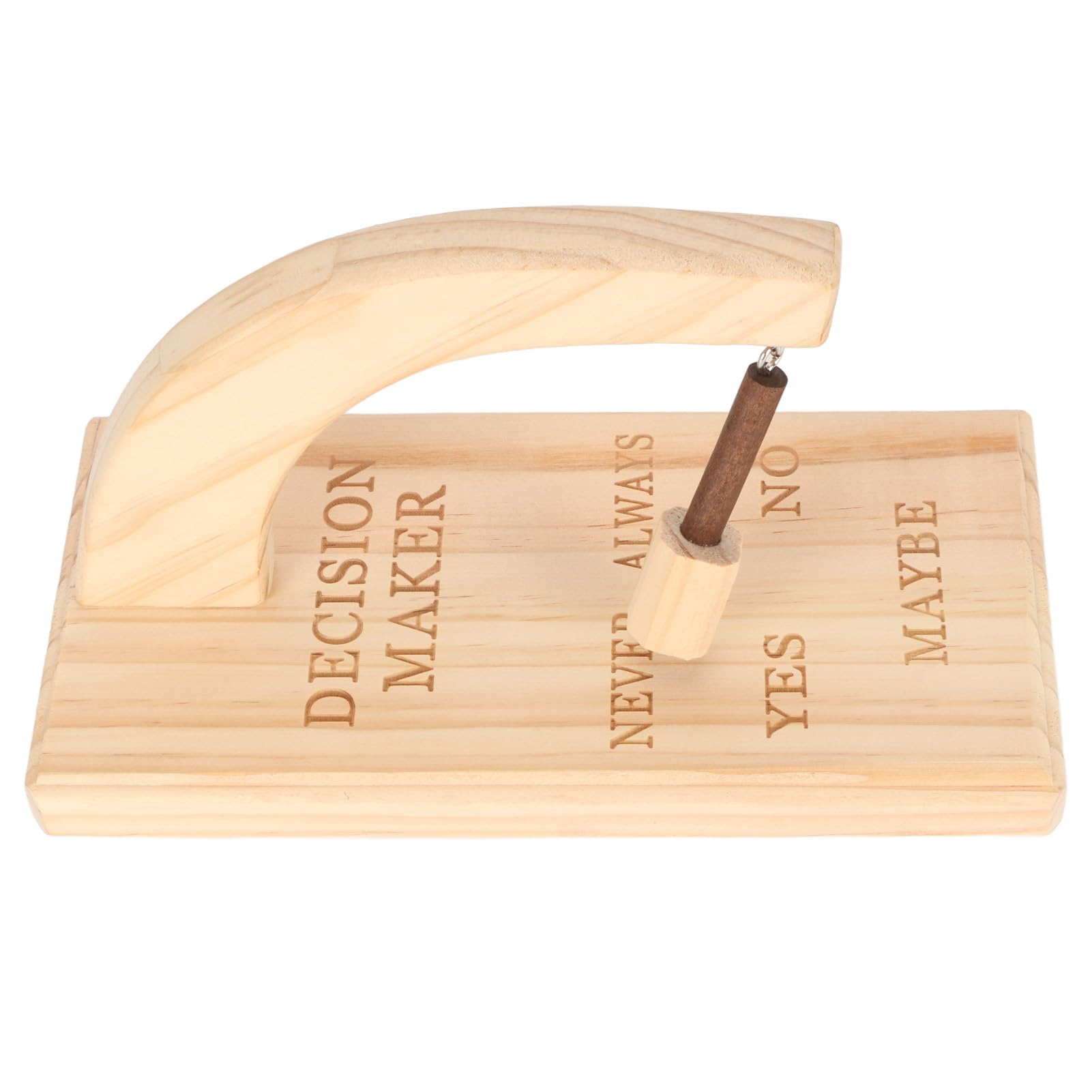 Oak Wood Magnetic Decision Maker Pendulum - Guidance Tool for Bedroom, Office & Meditation | Feng Shui & Spiritual Decision Aid