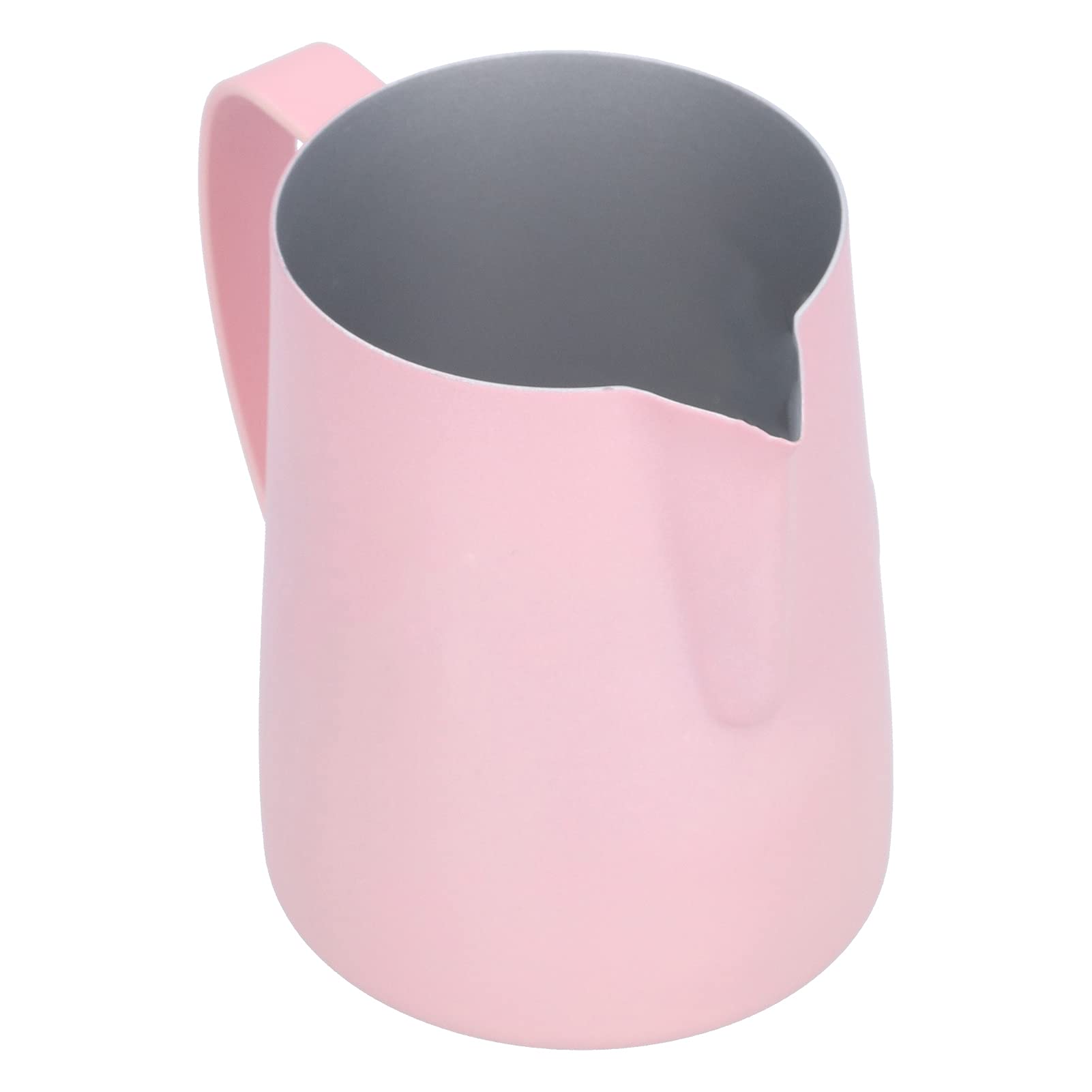 20.3oz Stainless Steel Milk Frothing Pitcher for Espresso, Cappuccino & Latte - Pink Barista Steamer Cup for Perfect Foam at Home or Coffee Shop