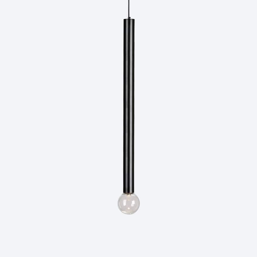 90 LED Tubular Pendant Light - Modern Hanging Fixture for Kitchen Island, Dining Room & Bedroom Lighting