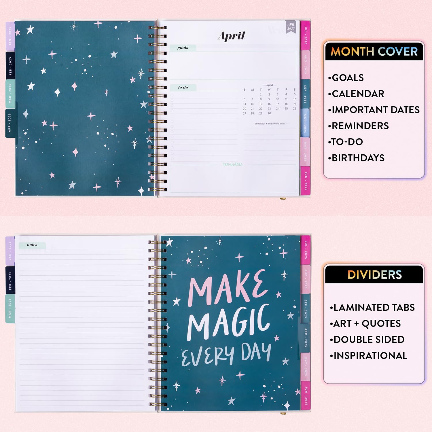 2025 Eccolo Extra Large Spiral Planner - 9