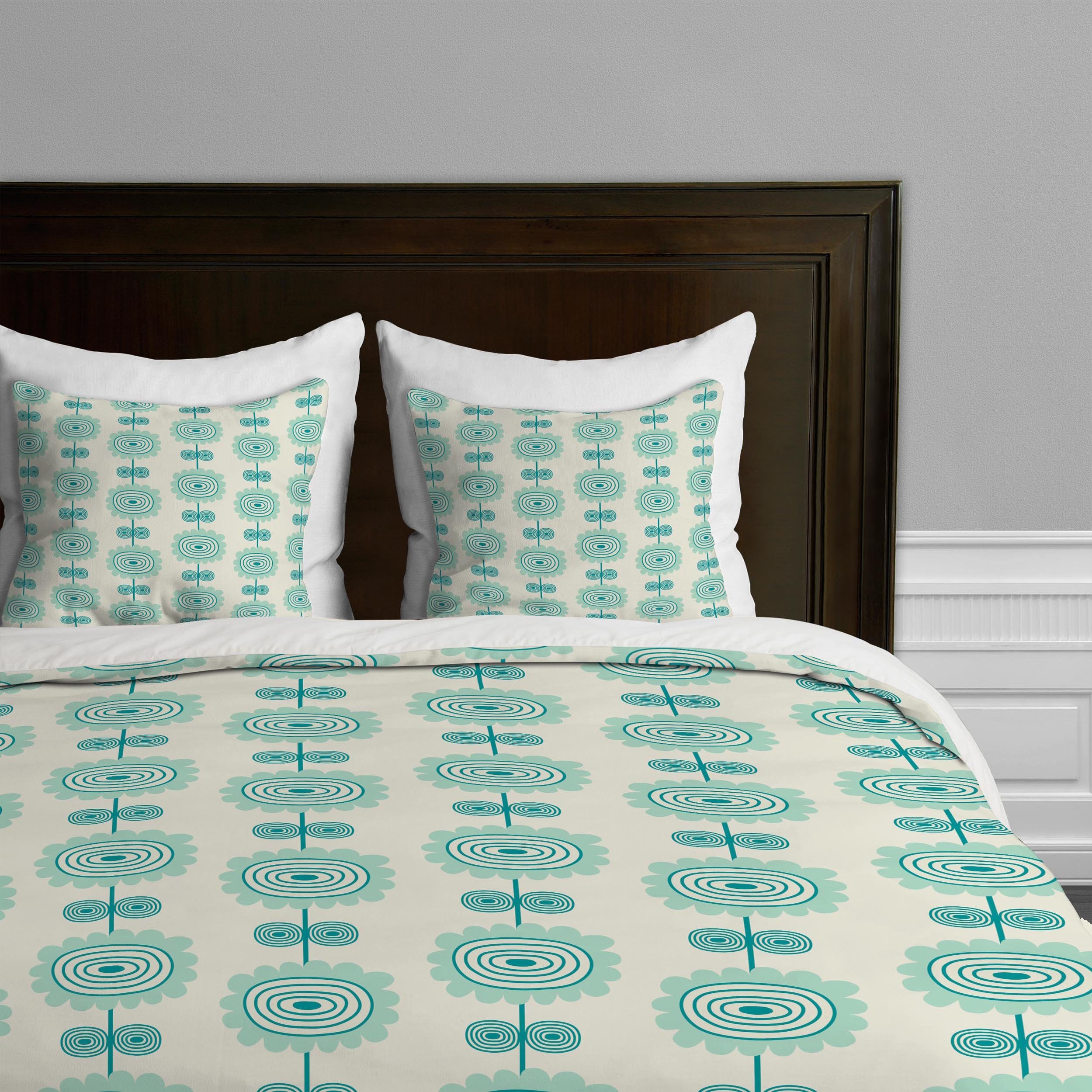 Deny Designs Gabriela Larios Floral Duvet Cover Set - Twin/Twin XL Size, Vibrant Flower Print Bedding for Girls & Teens - Perfect for Bedroom Decor & Dorm Room Essentials