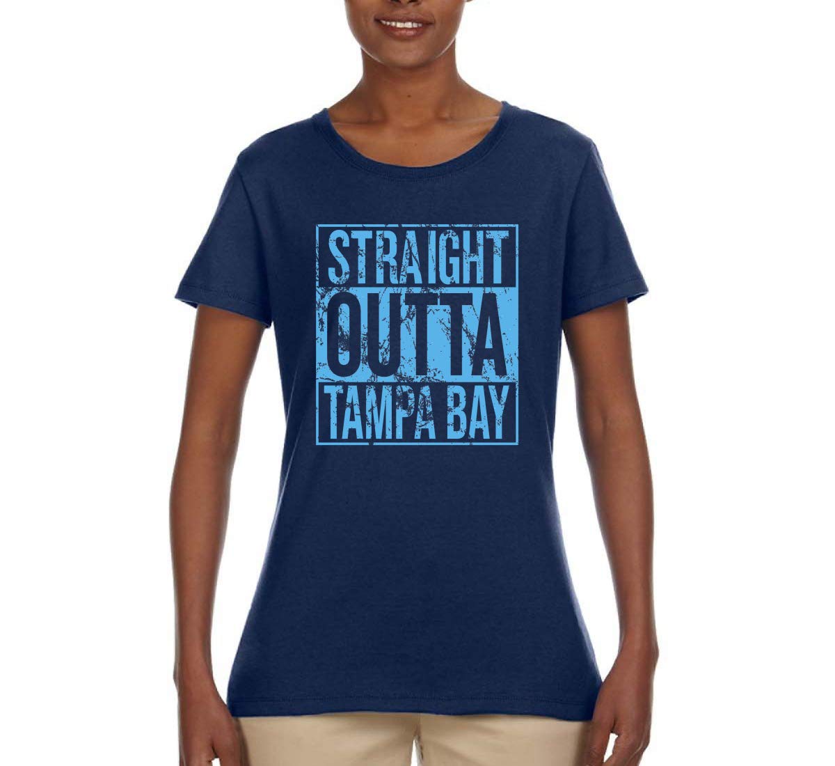 Wild Bobby Straight Outta Hometown Pride Fantasy Baseball Fans Graphic T-Shirt | Women's Sports Fan Tee for Baseball Games, Tailgating & Casual Wear
