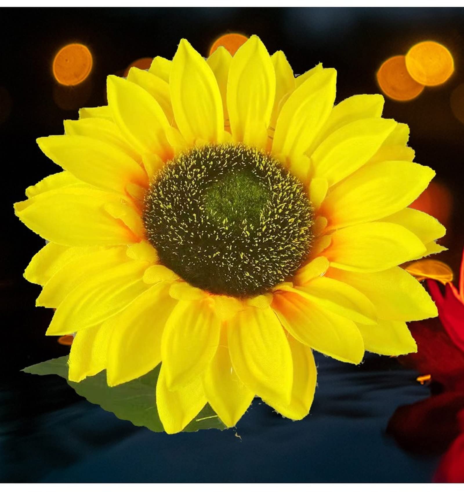 Solar Sunflower Garden Lights Outdoor - Waterproof Solar Powered Lawn & Courtyard Decoration - Landscape Lighting for Yard, Pathway, Patio (1 Pack) - Perfect for Backyard, Garden Decor & Evening Ambiance
