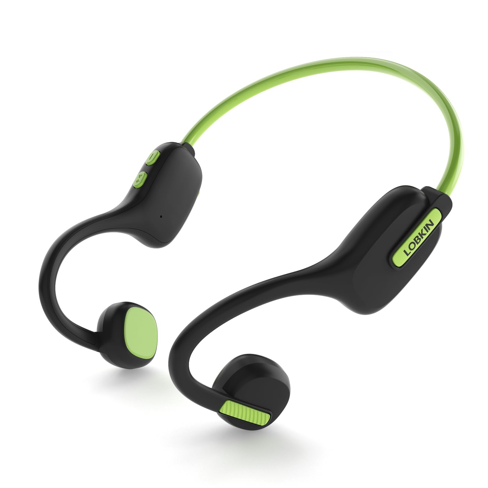 LOBKIN Kids Open Ear Bluetooth Headphones 5.3 Wireless - Lightweight Air Conduction Earbuds with Microphone, IPX5 Waterproof for School, Home, Outdoor Activities | Perfect Gift for Boys & Girls | Ideal for Online Classes, Travel & Sports