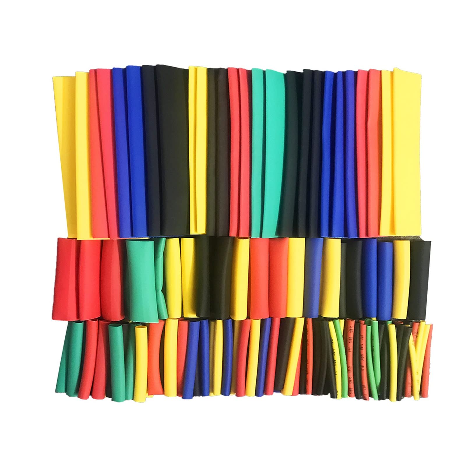 qingmutech 164pcs Heat Shrink Tubing Kit - 2:1 Ratio Polyolefin Shrink Tube Set for Wire & Cable Insulation (Assorted Sizes) - Perfect for Electrical Repairs, DIY Projects, and Automotive Wiring