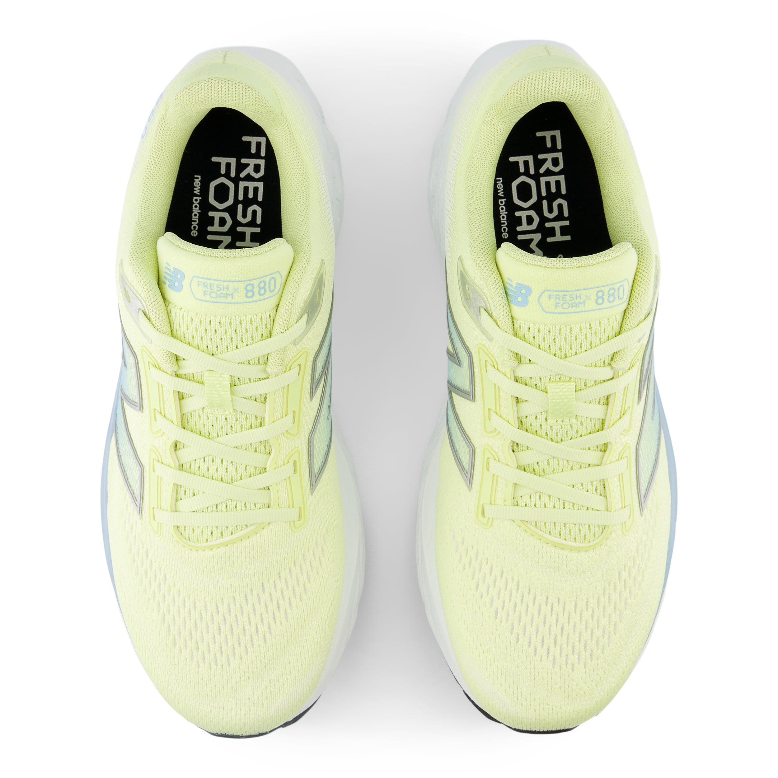 New Balance Men's Fresh Foam X 880v14 Running Shoes - Limelight/Silver Metallic/Chrome Blue - Lightweight Cushioned Sneakers for Jogging, Gym Workouts & Daily Wear