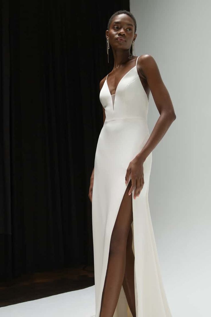 Jenny Yoo Ainsley Gown - Elegant Wedding Dress for Brides | Perfect for Formal Weddings & Special Occasions