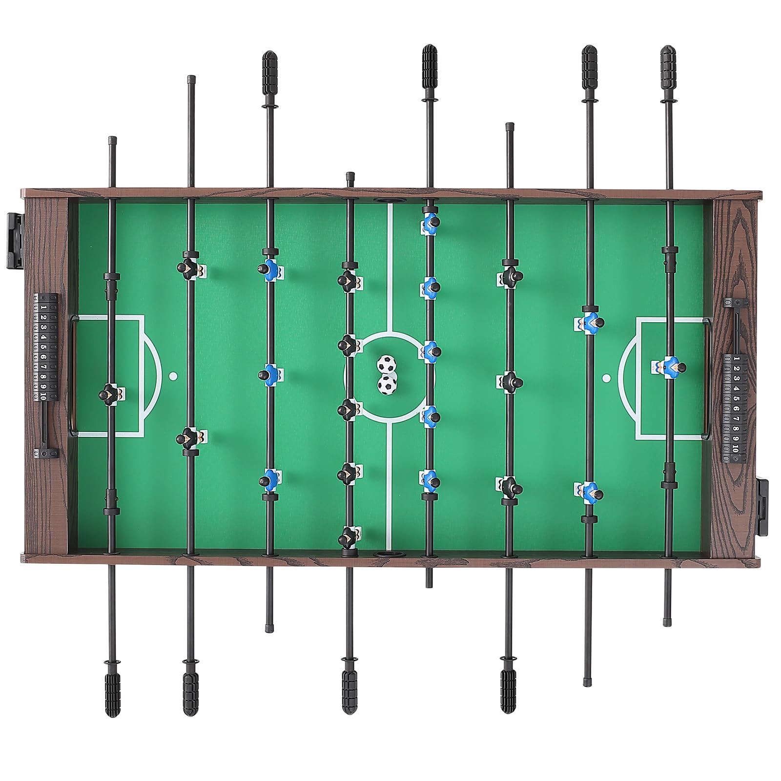 VEVOR Folding Foosball Table 42/48/55 Inch - Standard Size Indoor Soccer Table Game for Home, Family & Game Room - Includes Foosball Set - Perfect for Parties, Basement Entertainment & Office Break Rooms