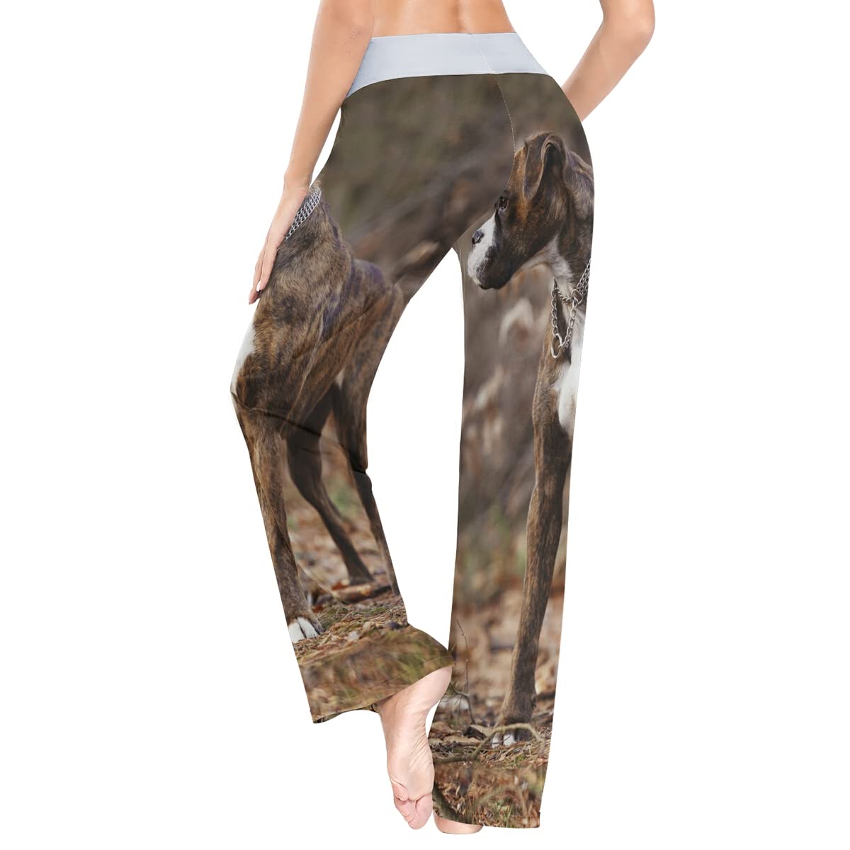 Women's Loose Casual Comfy Pajama Pants with Drawstring - Palazzo Wide Leg Lounge Pants for Sleep, Yoga & Home Relaxation