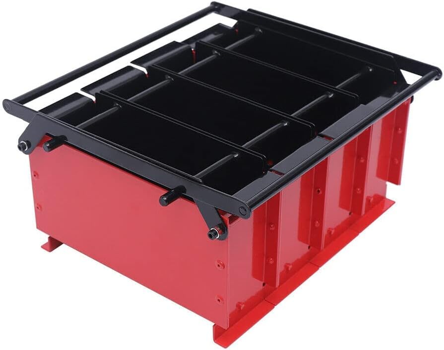 Heavy Duty Steel Manual Newspaper Briquette Press Machine - Recycle Waste Paper into Logs for Indoor & Outdoor Home Heating, Fireplace, Camping, and Emergency Fuel Use