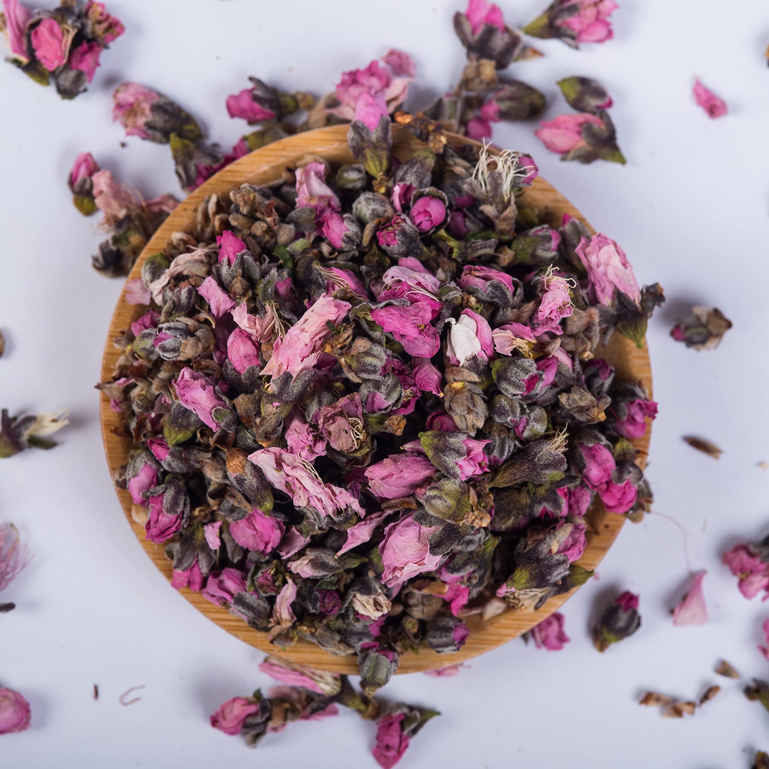 Peach Blossom Tea 250g - Dried Herbal Flowers for Hot/Cold Drinks & Cooking