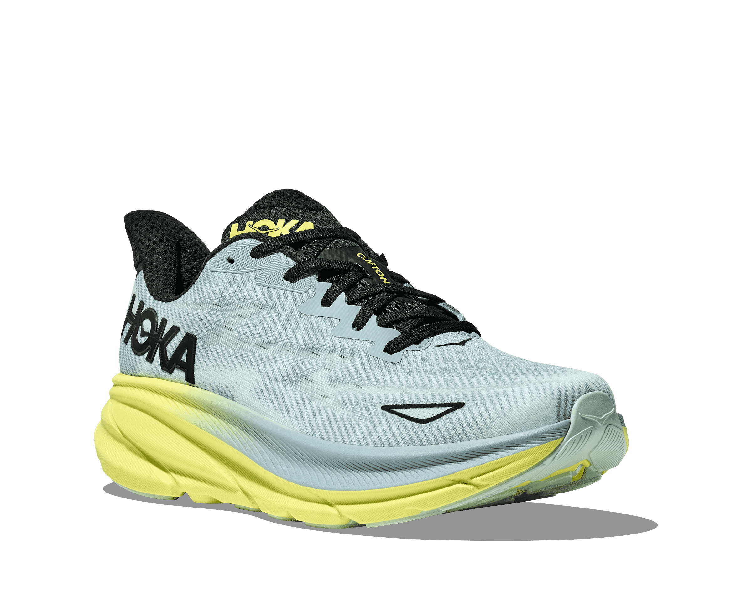 HOKA Clifton 9 Running Shoes for Men - Lightweight Cushioned Road Running Sneakers | Perfect for Marathon Training, Jogging & Everyday Wear