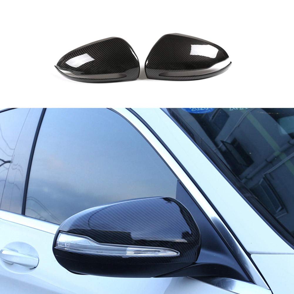 Mercedes Benz C E GLC S Class W205 W213 Side Mirror Covers - Left & Right Replacement Car Door Accessories for Enhanced Style & Protection | Perfect for Daily Commute & Car Customization