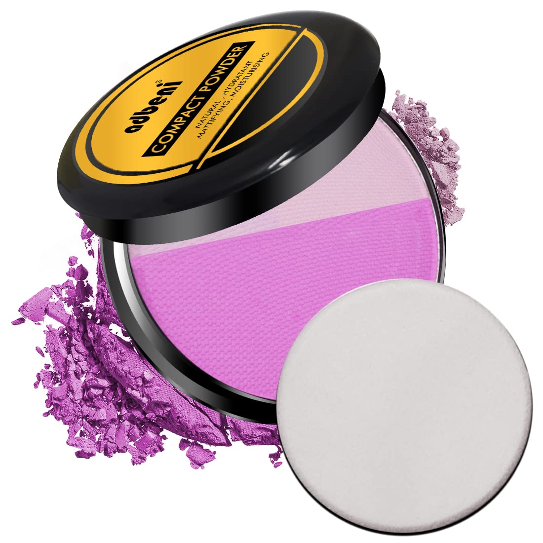 Adbeni Matte Blush & Compressed Powder - Orchid Twilight Shade (BLSHR01) | Long-Lasting Natural Makeup for Day & Night Wear | Perfect for Office, Date Night & Special Occasions
