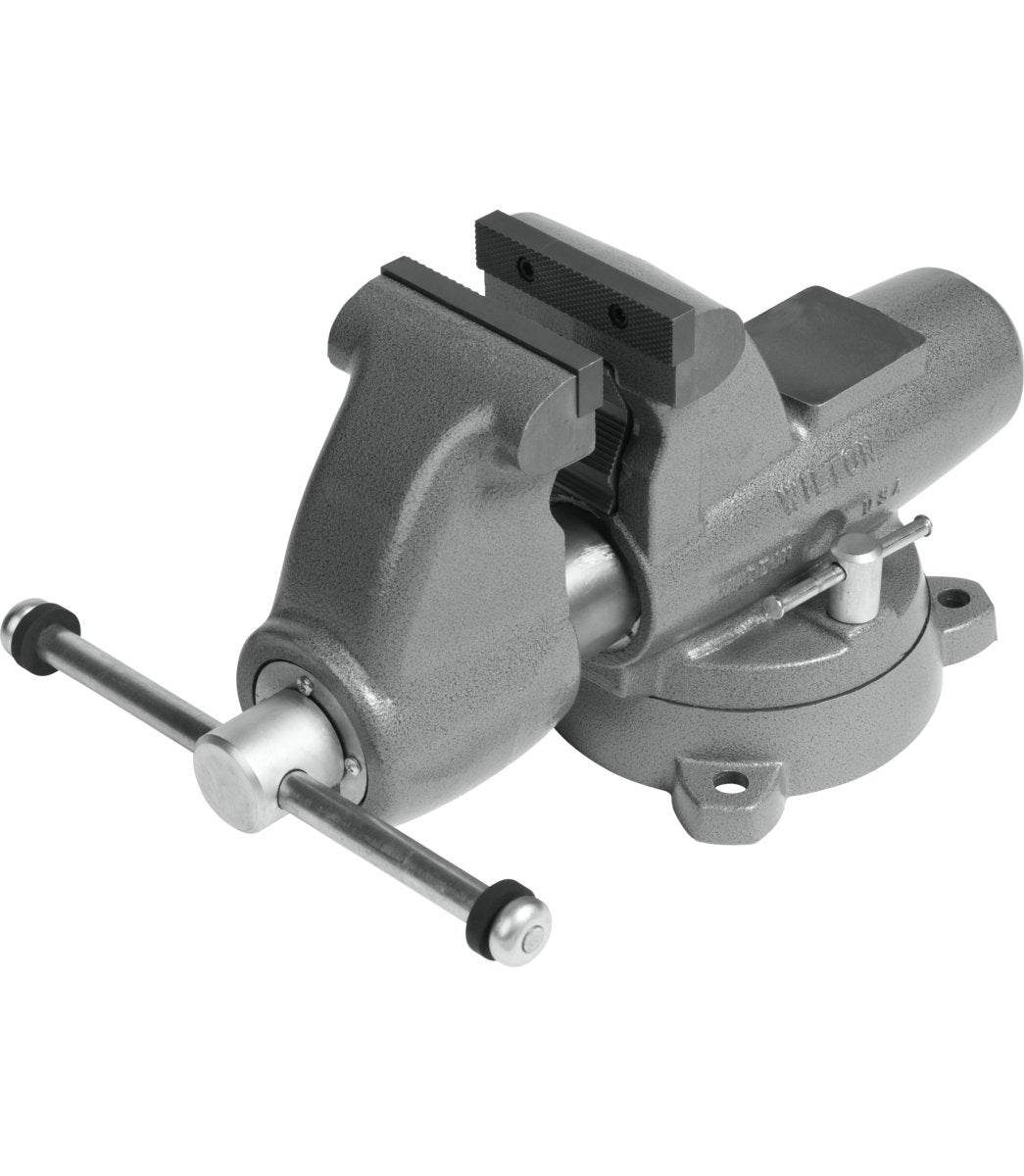 Heavy Duty C 3 Pipe and Bench Vise - 6 Inch Jaw Width, 9 Inch Max Jaw Opening, 6 5/8 Inch Throat Depth - Perfect for Plumbing, Metalworking, and Woodworking Projects