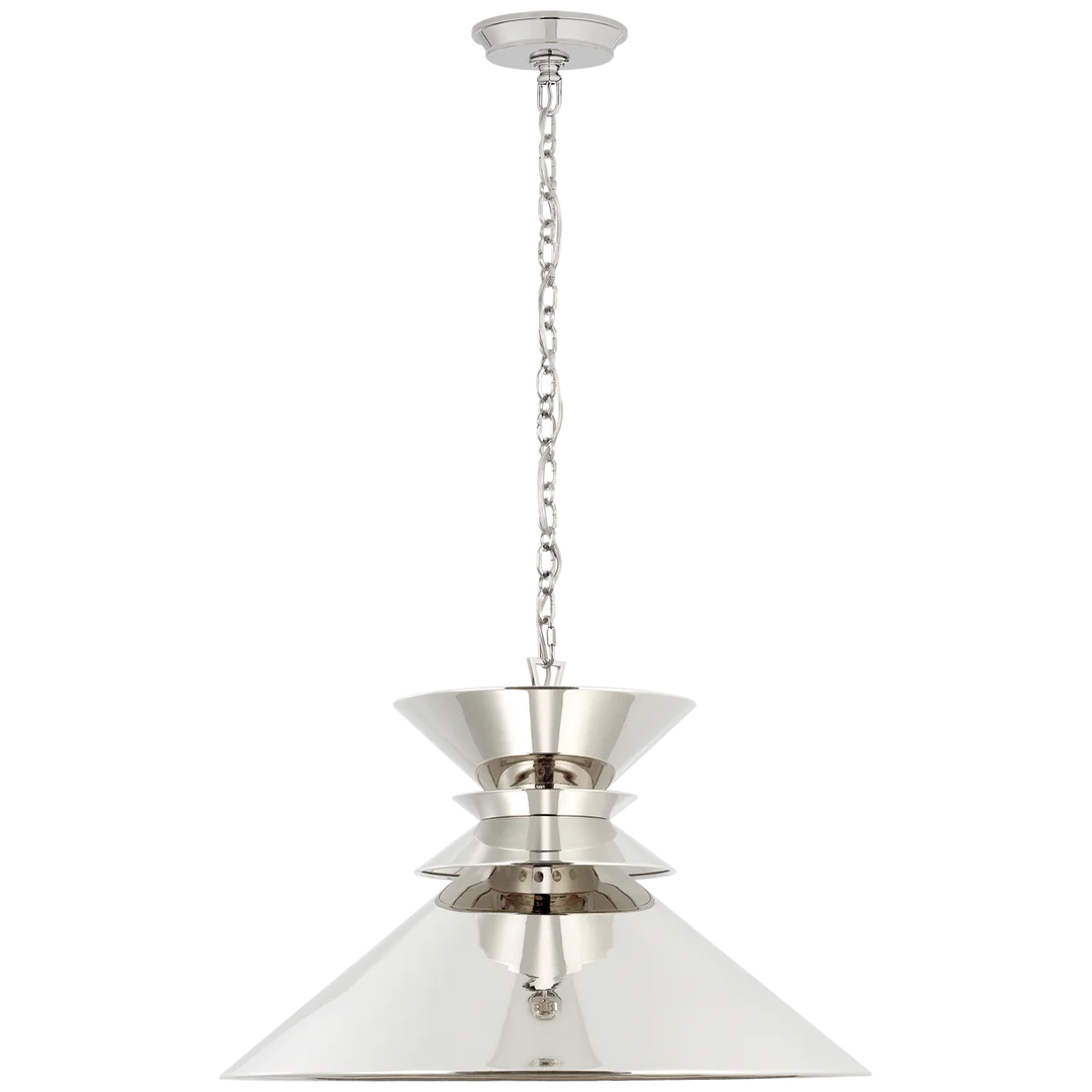 Alba Stacked Pendant Necklace - Elegant Layered Gold & Silver Jewelry for Women - Perfect for Date Night, Party & Everyday Wear