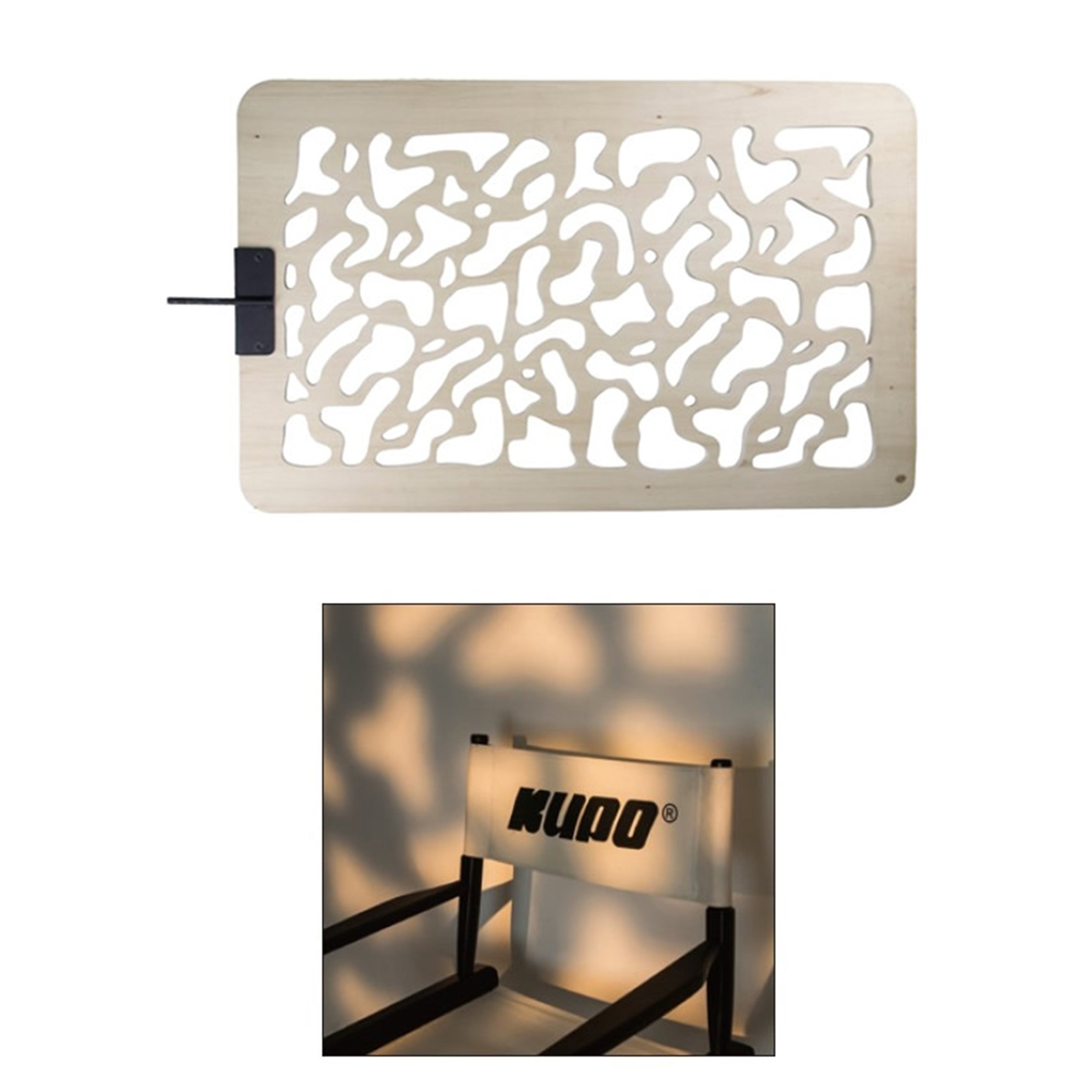 KUPO KH C2436 Wood Cucoloris (Cookie) Breakup Pattern - 24x36 Inch - Special Order - Perfect for Film, Theater, and Photography Lighting Effects