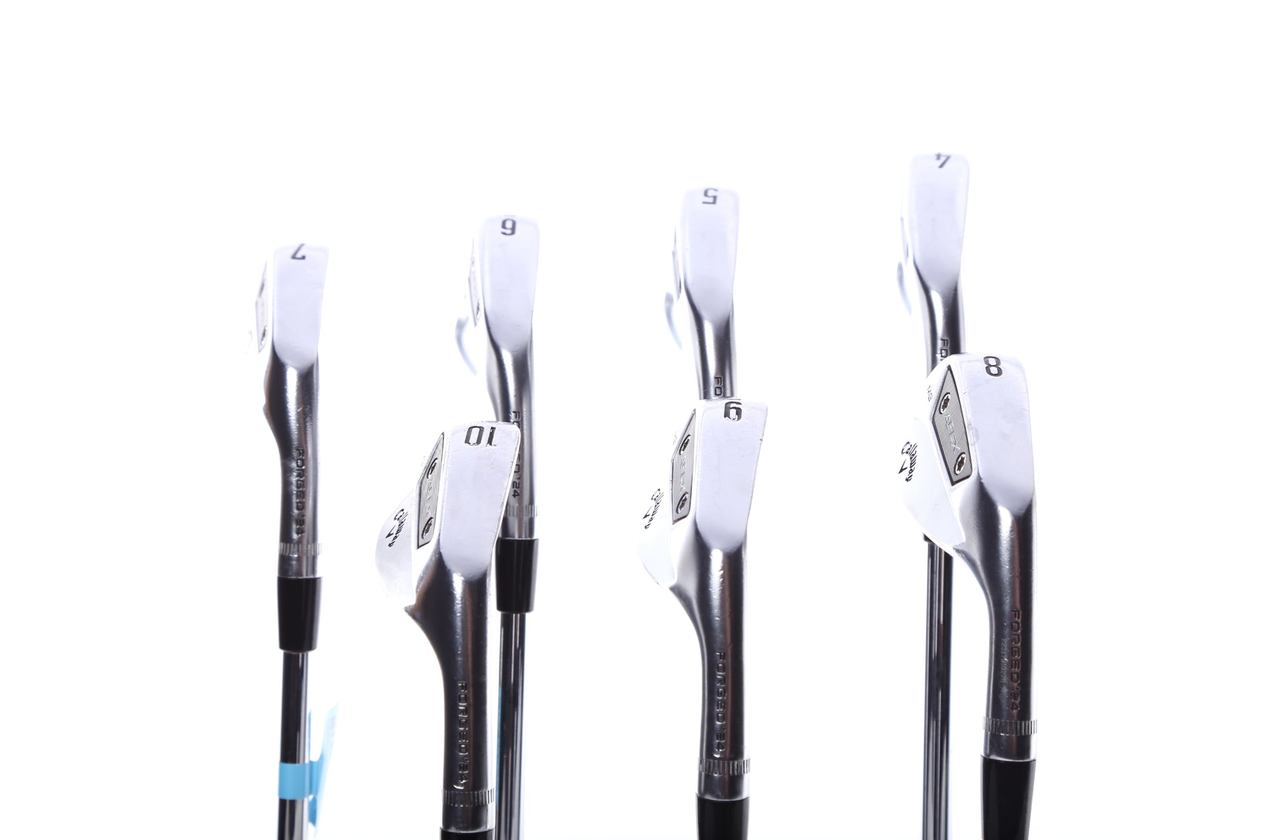 Premium Used Callaway Apex MB 24 & Apex CB 24 Combo Iron Set - Right Handed 4-10 Regular Flex Steel Shaft Golf Clubs for Men | Perfect for Mid-Handicap Players on the Course