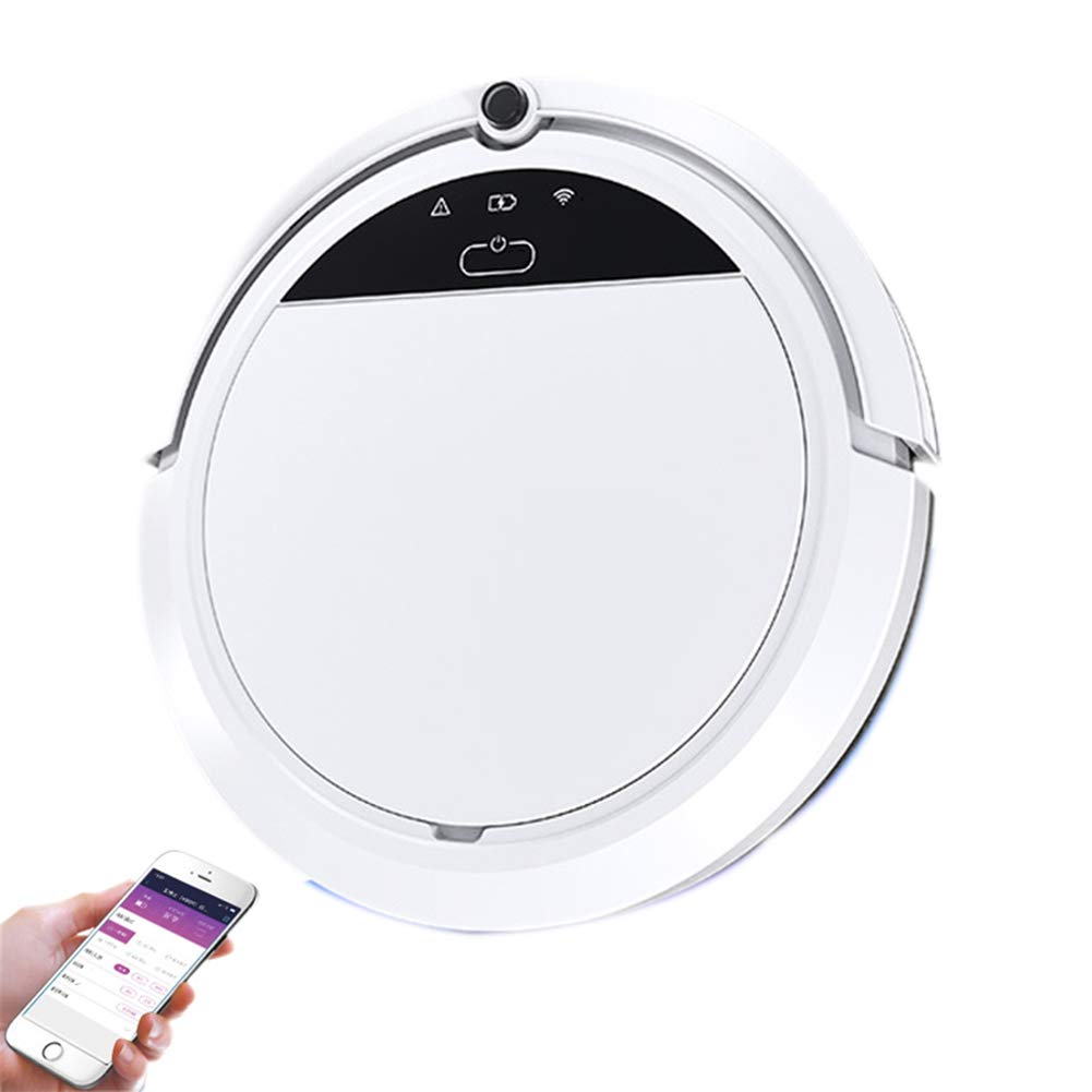 Super Slim Robot Vacuum Cleaner with Mop & Water Tank - Anti-Fall, App Control, Self-Charging - Perfect for Pet Hair, Carpets & Hard Floors - Ideal for Smart Homes & Busy Families