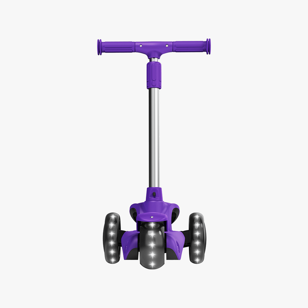 Lumi Three Wheel LED Light Up Kick Scooter for Kids - Fun & Safe Ride for Boys & Girls - Perfect for Commuting, Park Rides & Outdoor Adventures