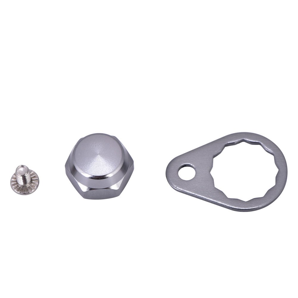 Diydeg Fishing Reel Screw Nut Caps - High Strength Anti-Rust Handle Locking Plate Screws for Saltwater & Freshwater Fishing Gear Repair - Perfect for Anglers & Fishing Enthusiasts (Great for Bass, Trout, and Saltwater Fishing)