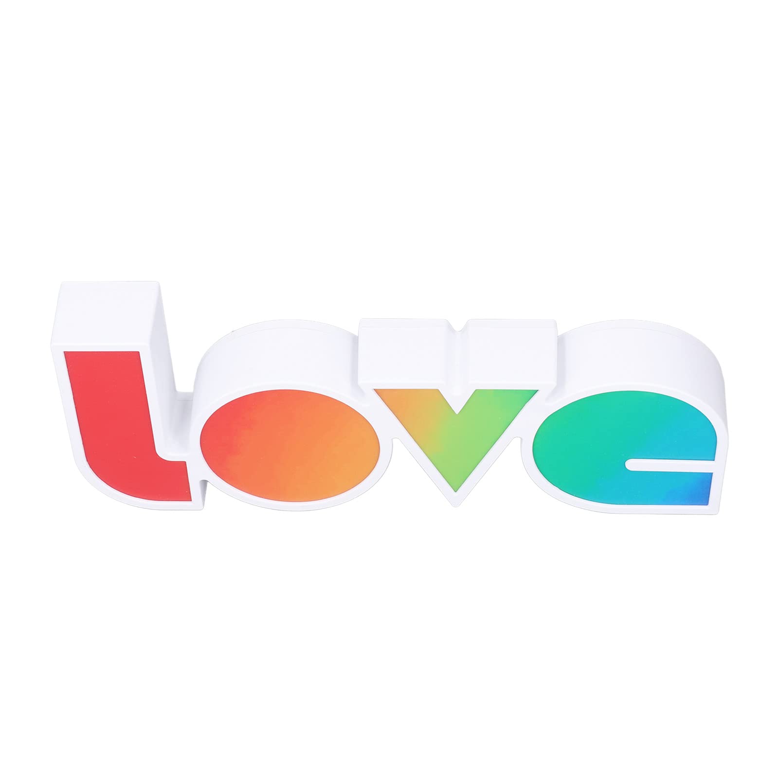 LED Neon Letter Light - Battery Powered Love Sign Lamp for Wedding, Bedroom Decor, Gradient Colors - Perfect for Romantic Nights & Home Decoration