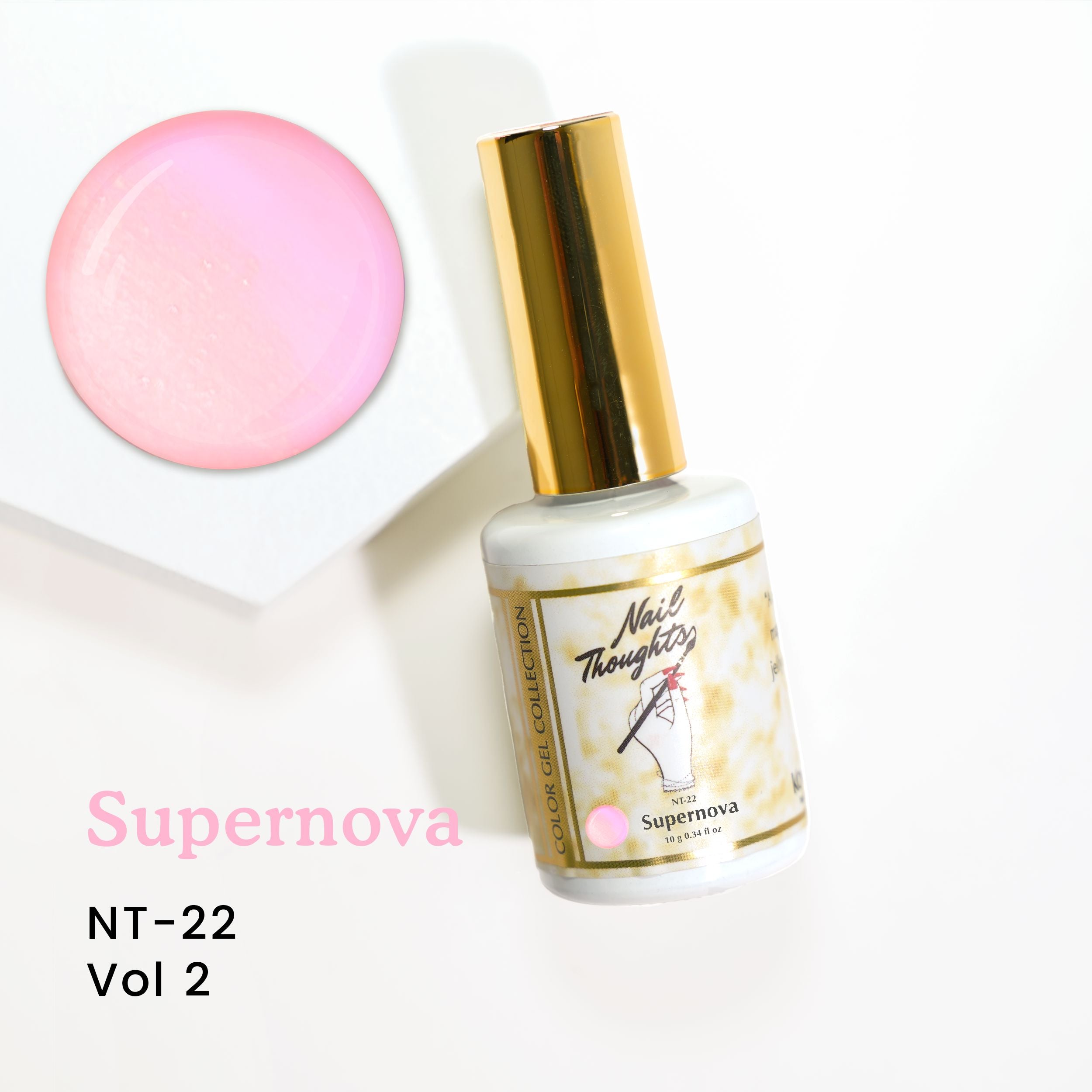 Nail Thoughts NT 22 Supernova Nail Polish - Long Lasting Gel Polish Set for Professional & Home Manicures - Perfect for Nail Salons, DIY Nail Art, and Special Occasions